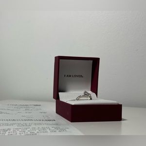 Helzberg diamonds Ring 3/4 CTW 2 Diamond Bypass In 14k White Gold